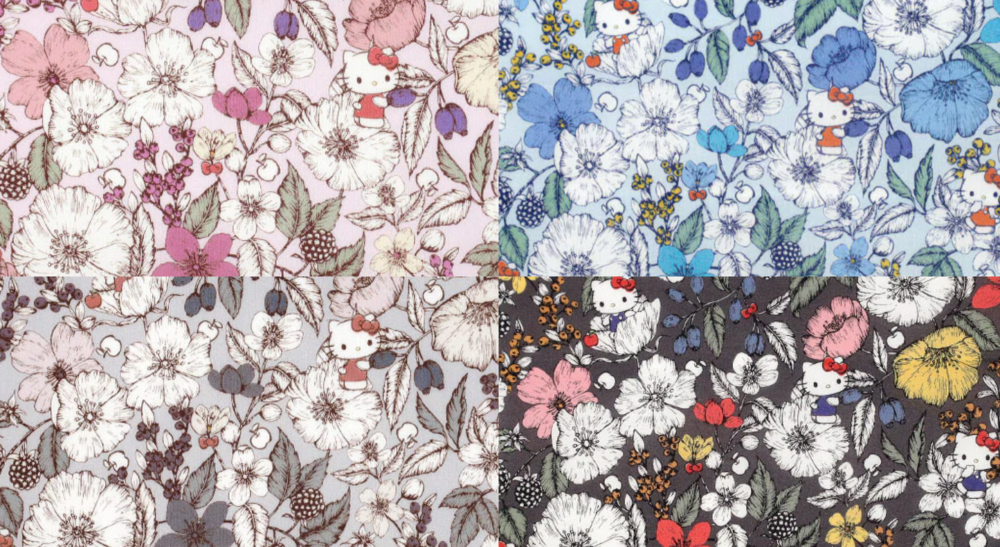 Liberty Japan x Sanrio Characters Collaboration -  Bespoke Bramble Blooms