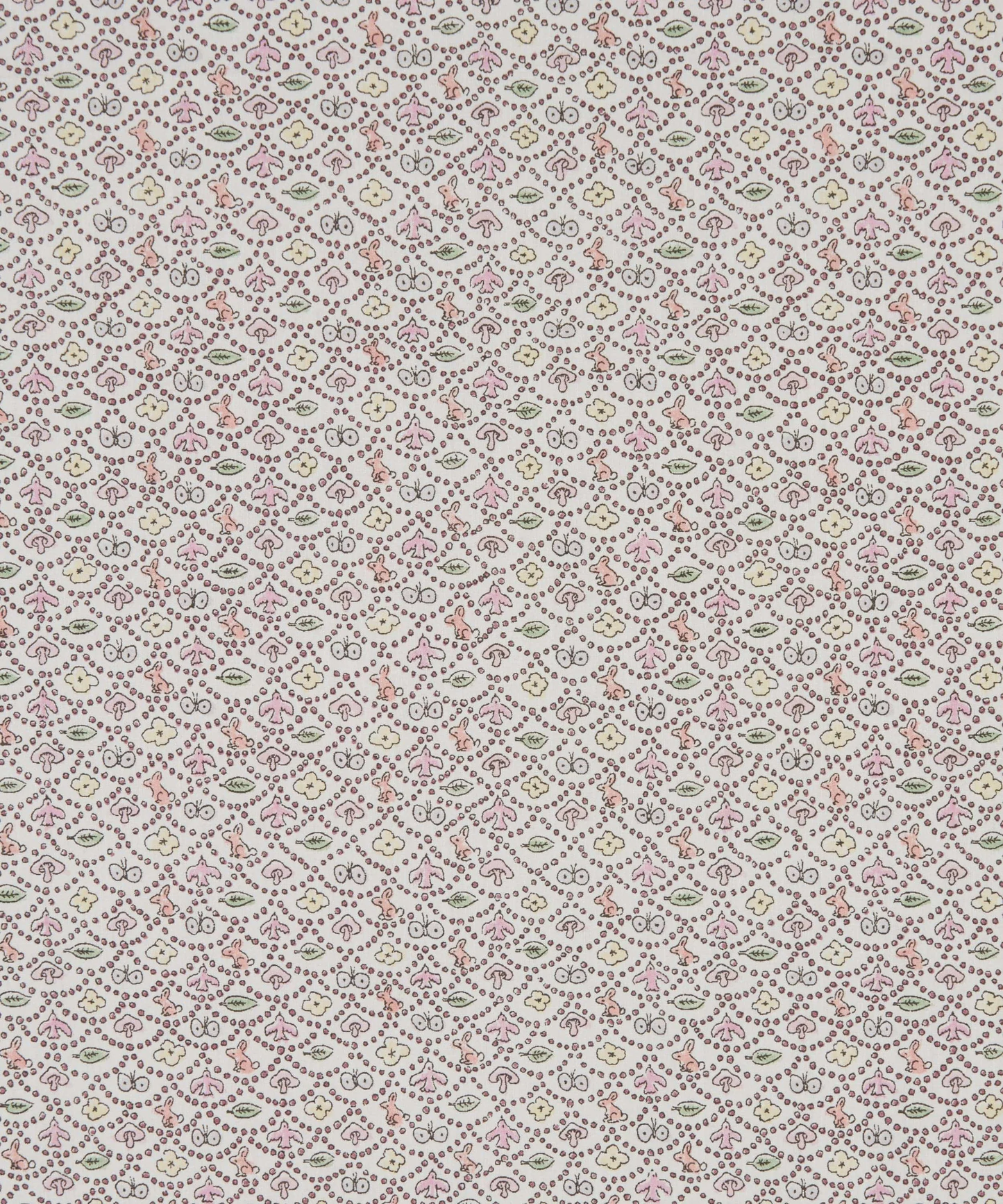 Liberty Japan -  Metre Sale -  Forest Wave - pink