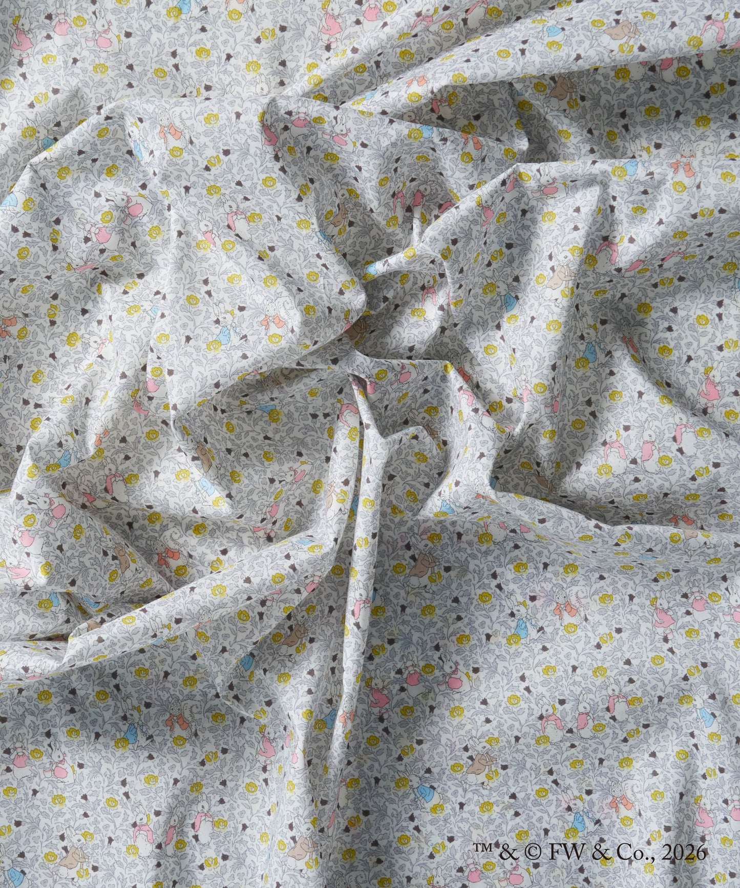 Liberty Japan x Peter Rabbit Collection 2026SS - Rose&Thistle Peter - J26C