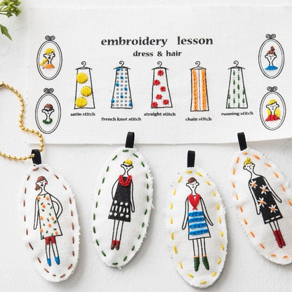 100 Neesan® Charm, White or Pale Gray Embroidery Kit - COSMO