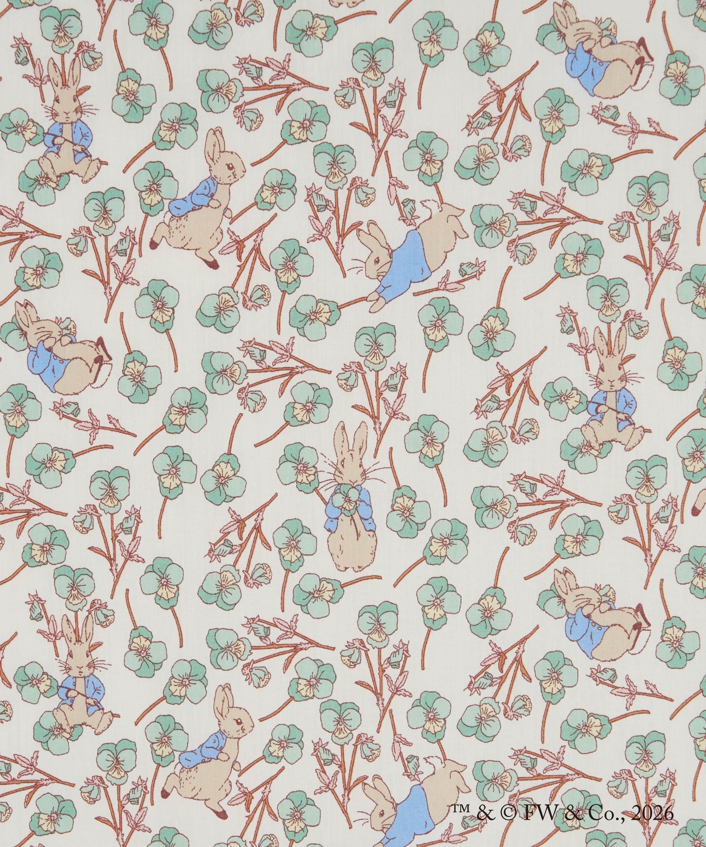 Liberty Japan x Peter Rabbit Collection 2026SS -  Ros Rabbit -  J26D