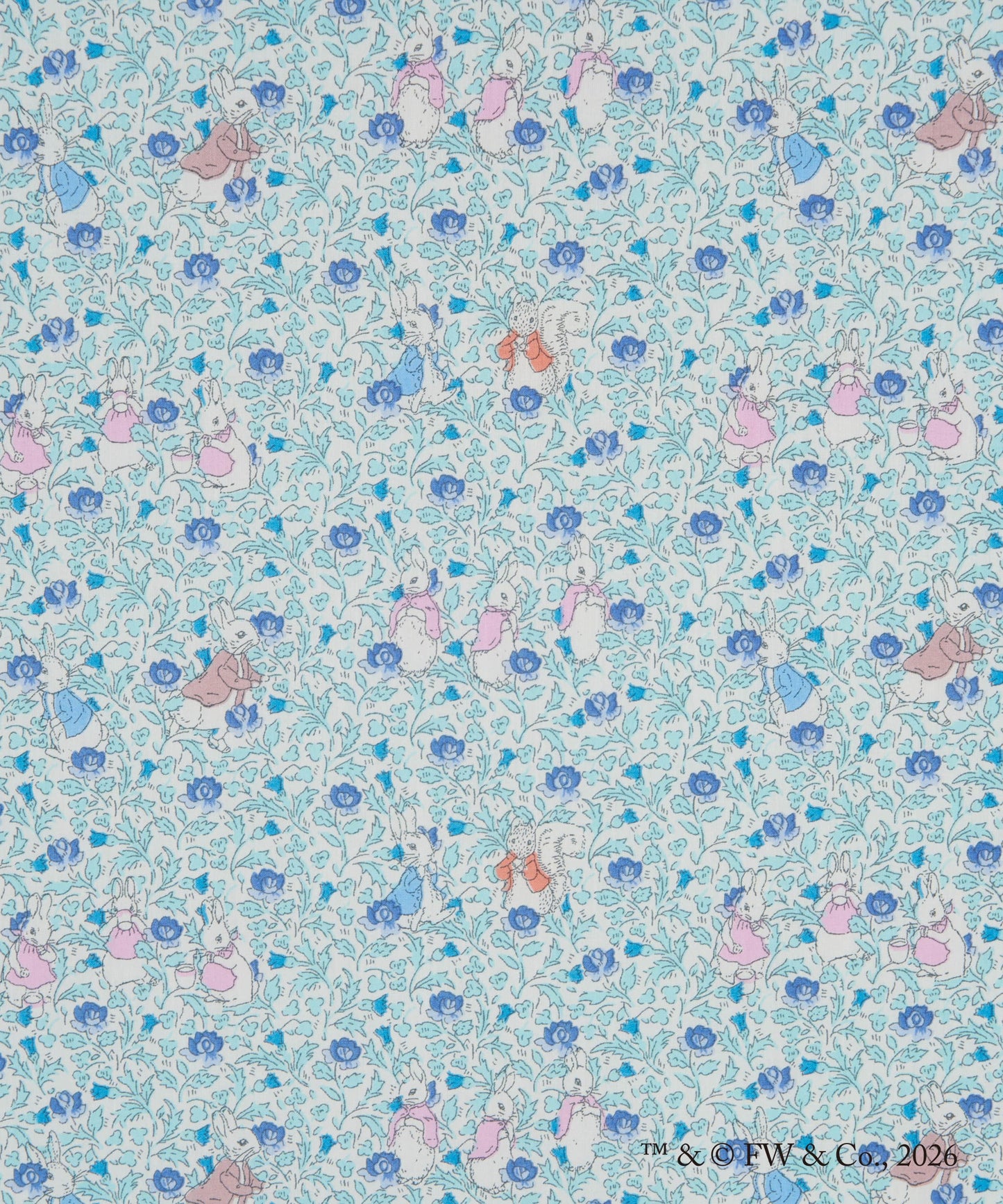 Liberty Japan x Peter Rabbit Collection 2026SS - Rose&Thistle Peter - J26D