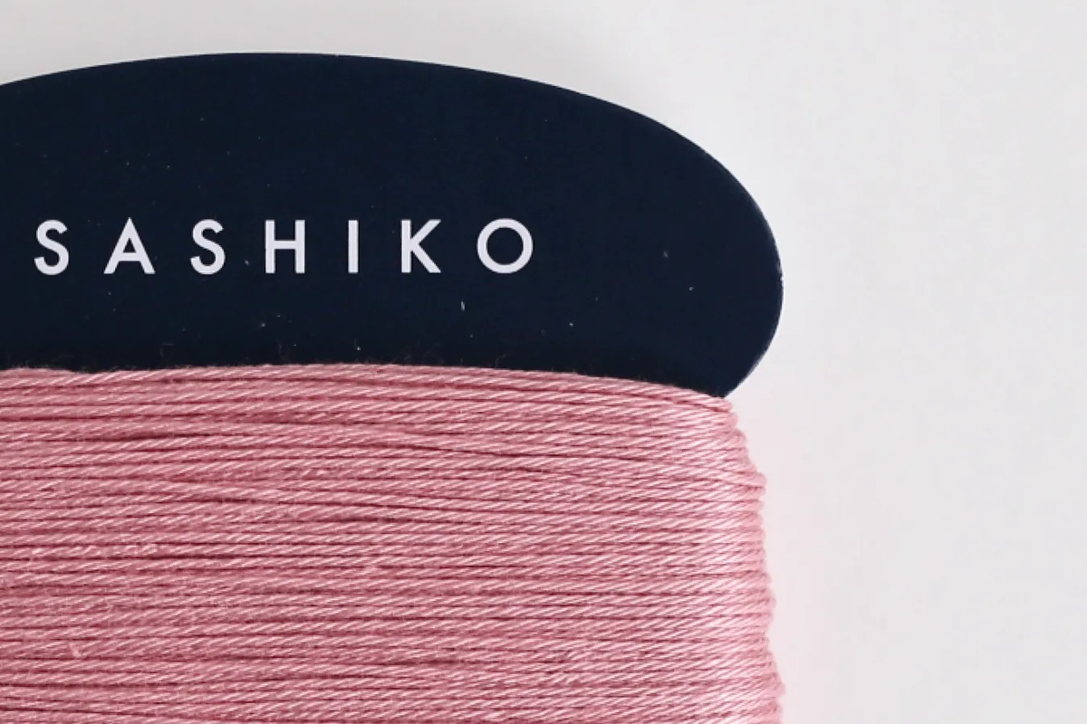 Daruma Sashiko Thread Card -  solid colour