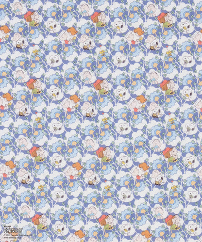 Peanuts x Liberty Fabrics Collection Vol.2 - Bespoke Friendship Blooms (blue mix)