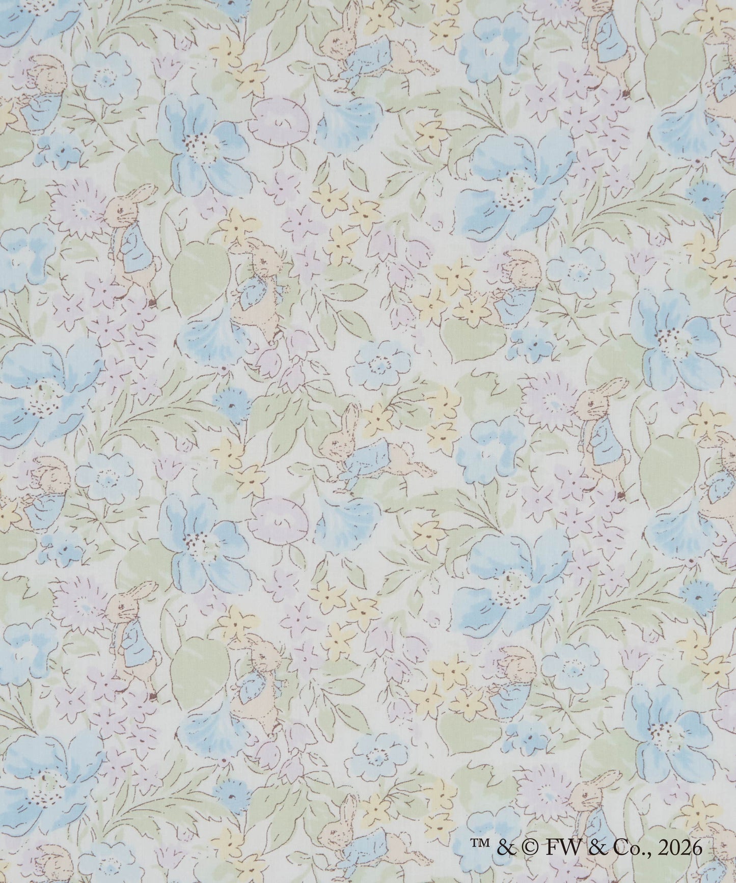 Liberty Japan x Peter Rabbit Collection 2026SS - Poppy&Honesty Peter - J26C