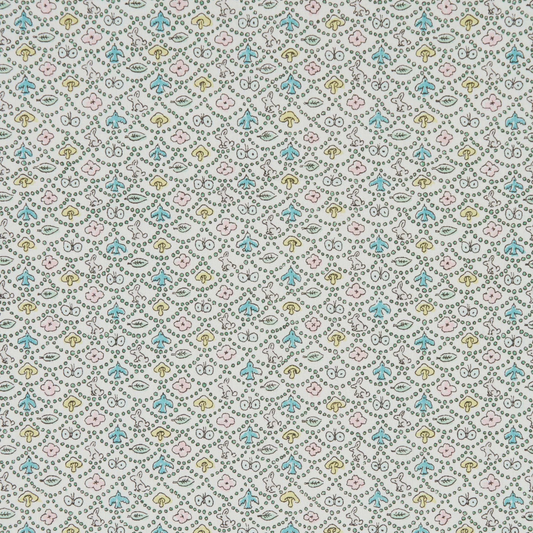 Liberty Japan - Metre Sale - Forest Wave - blue