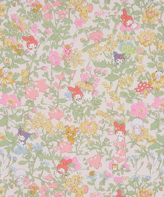 LIBERTY FABRICS CAPSULE COLLECTION MY MELODY ＆ LITTLE TWIN STAR SS25 -  My Melody's Party