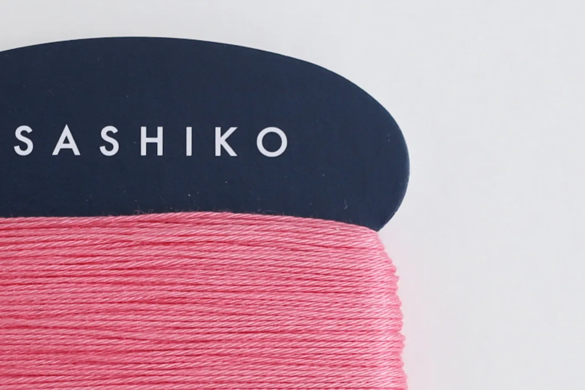 Daruma Sashiko Thread Card -  solid colour