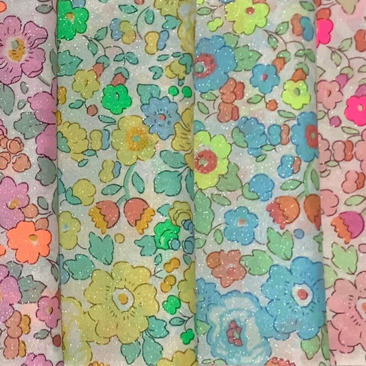 Liberty Japan - Bespoke Betsy Neon Splash - fat quarter set