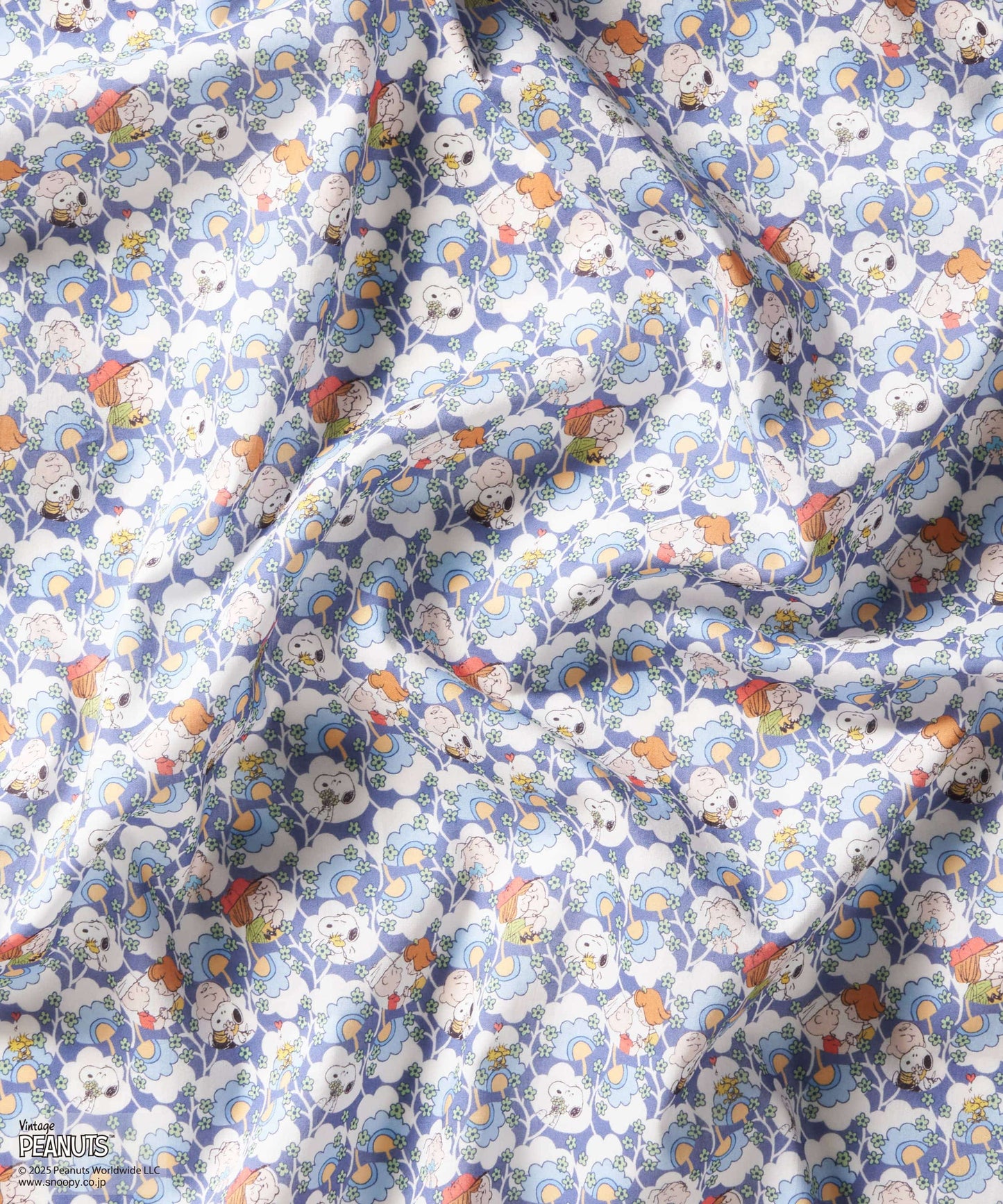 Peanuts x Liberty Fabrics Collection Vol.2 - Bespoke Friendship Blooms (blue mix)