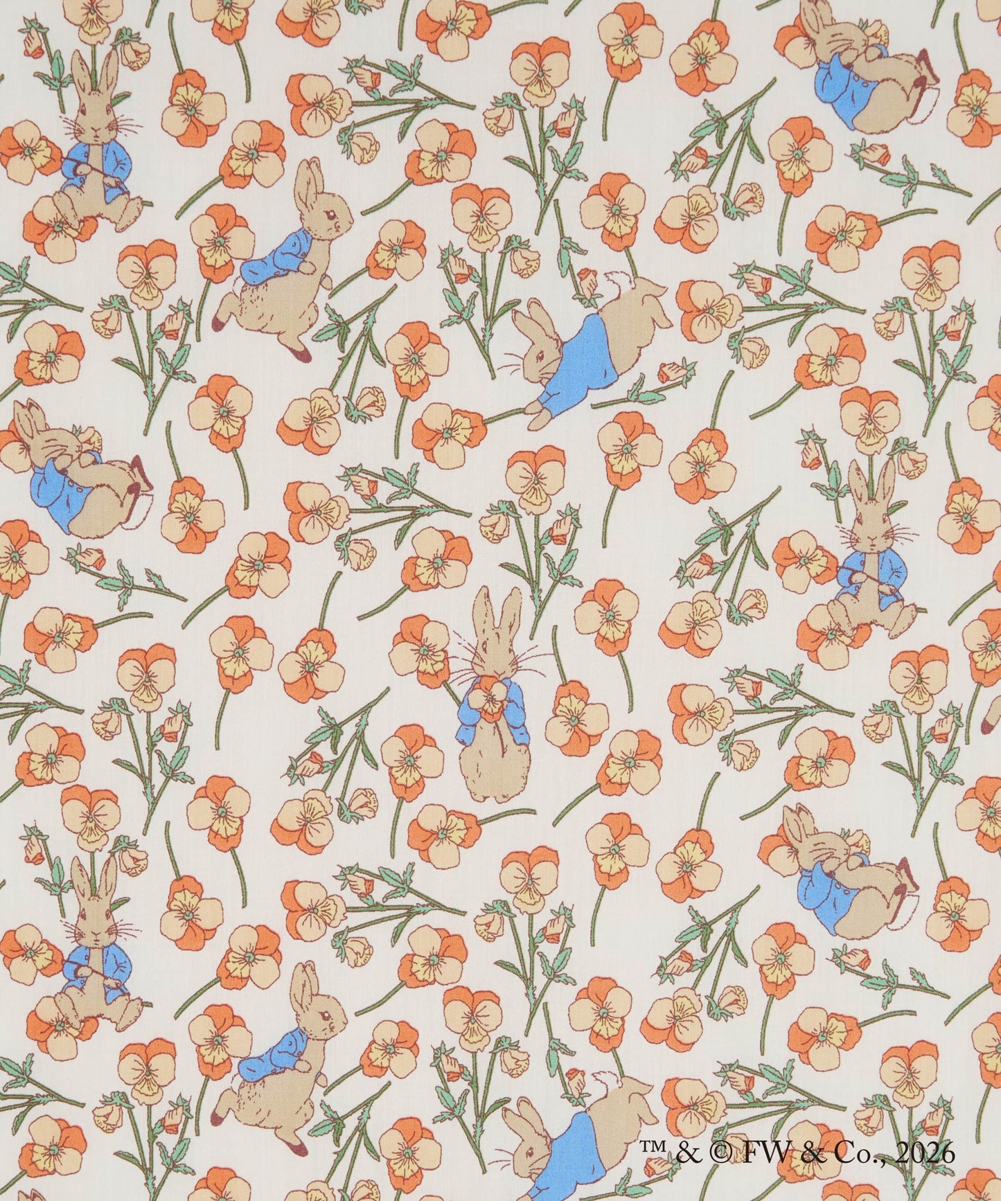 Liberty Japan x Peter Rabbit Collection 2026SS -  Ros Rabbit -  J26C