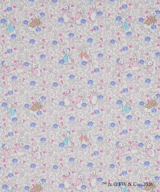 Liberty Japan x Peter Rabbit Collection 2026SS -  Rose&Thistle Peter -  J26A
