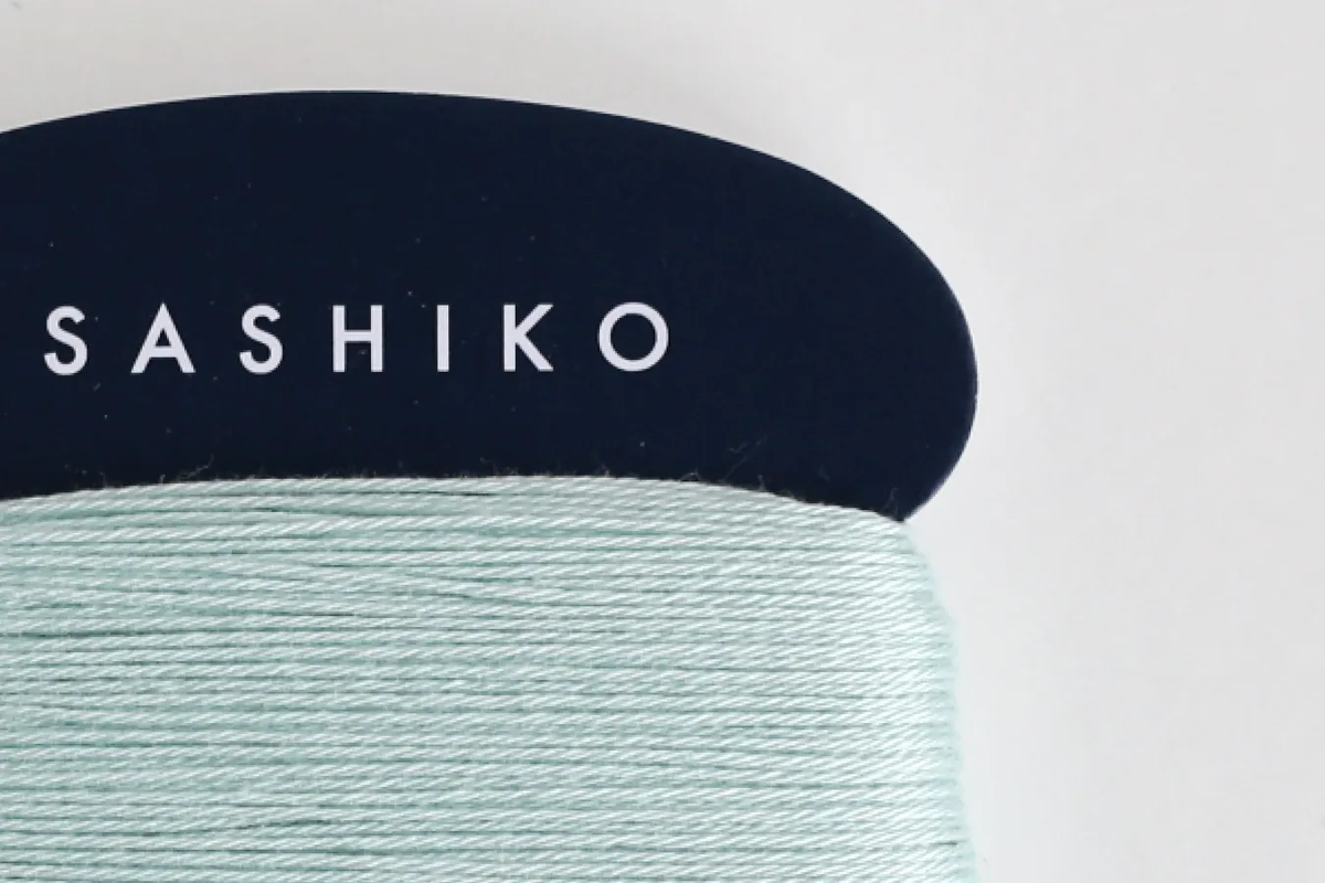 Daruma Sashiko Thread Card -  solid colour