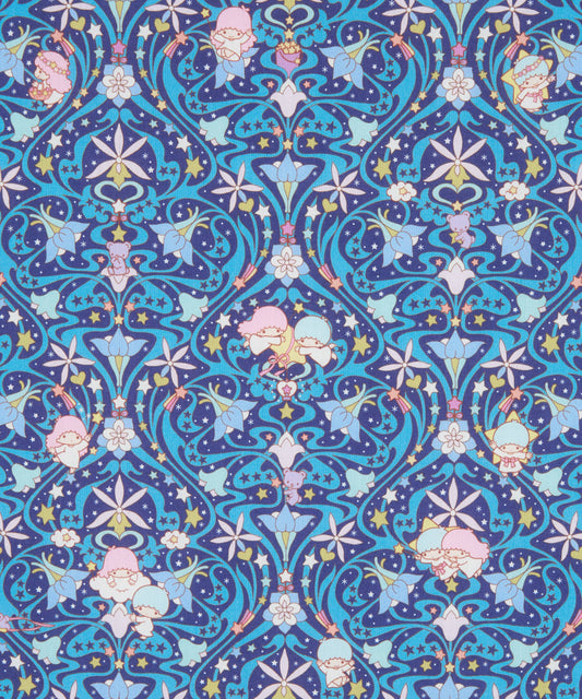 Liberty x Little Twin Stars 50th Anniversary Collection - Kiki & Lala Orchids J25A