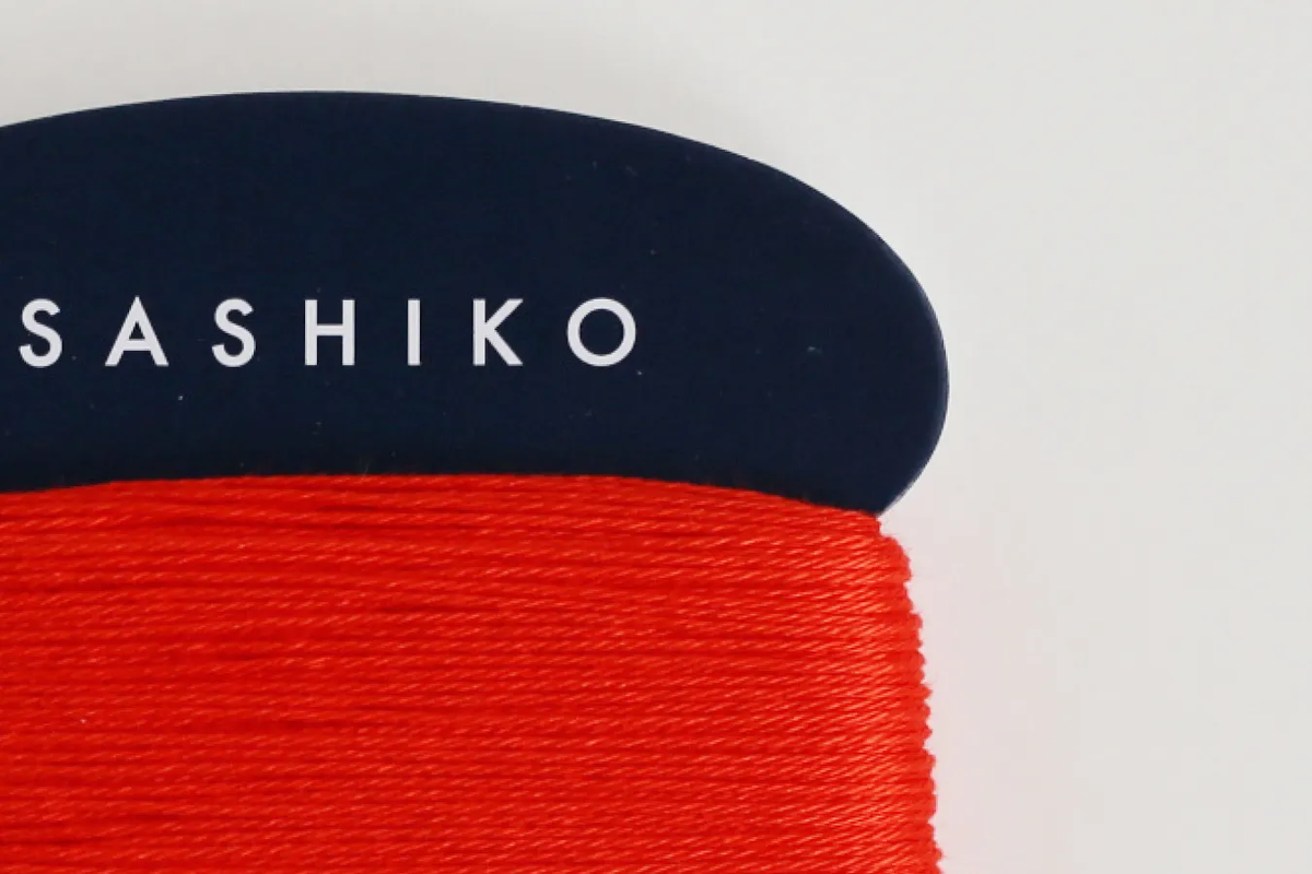 Daruma Sashiko Thread Card -  solid colour