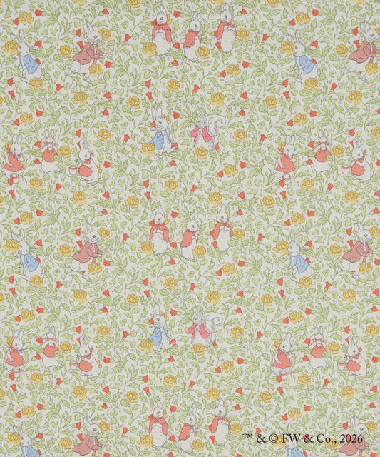 Liberty Japan x Peter Rabbit Collection 2026SS - Rose&Thistle Peter - J26B