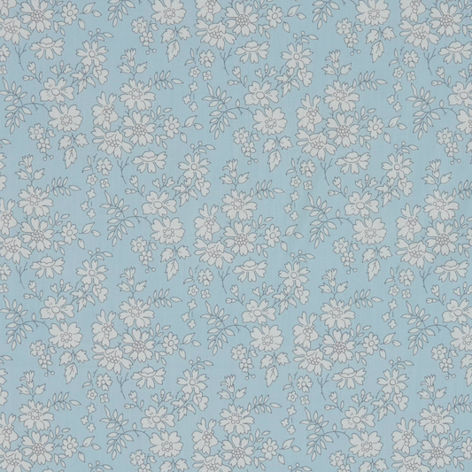 Liberty Japan - Metre Sale - Caple -  one tone blue