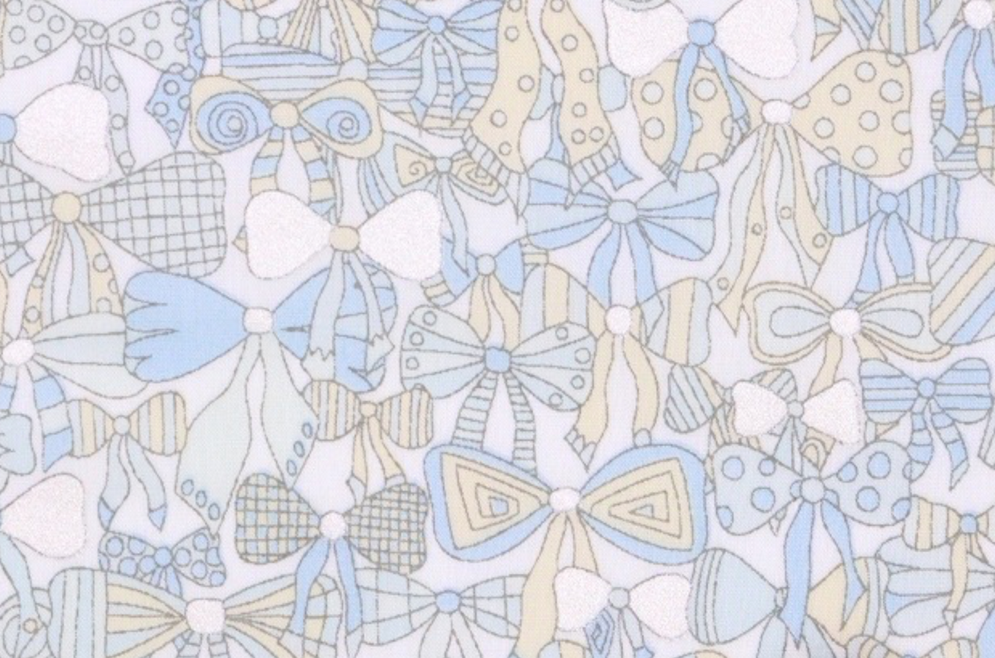 Liberty Japan - Bespoke Jenny's Bows Sparkle D -  Fat quarter