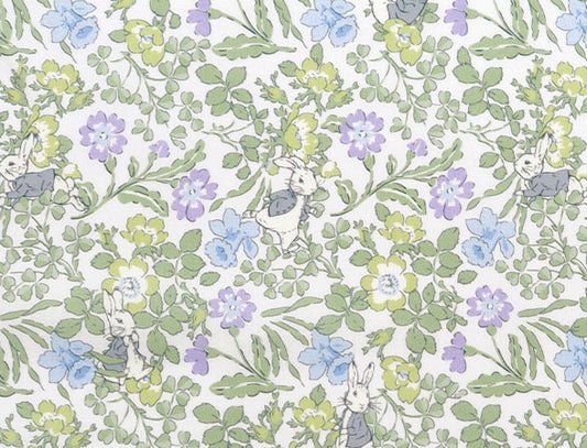 Liberty Japan - Peter Rabbit Limited Edition Collection - Walker Rabbits - J24E - fat quarter