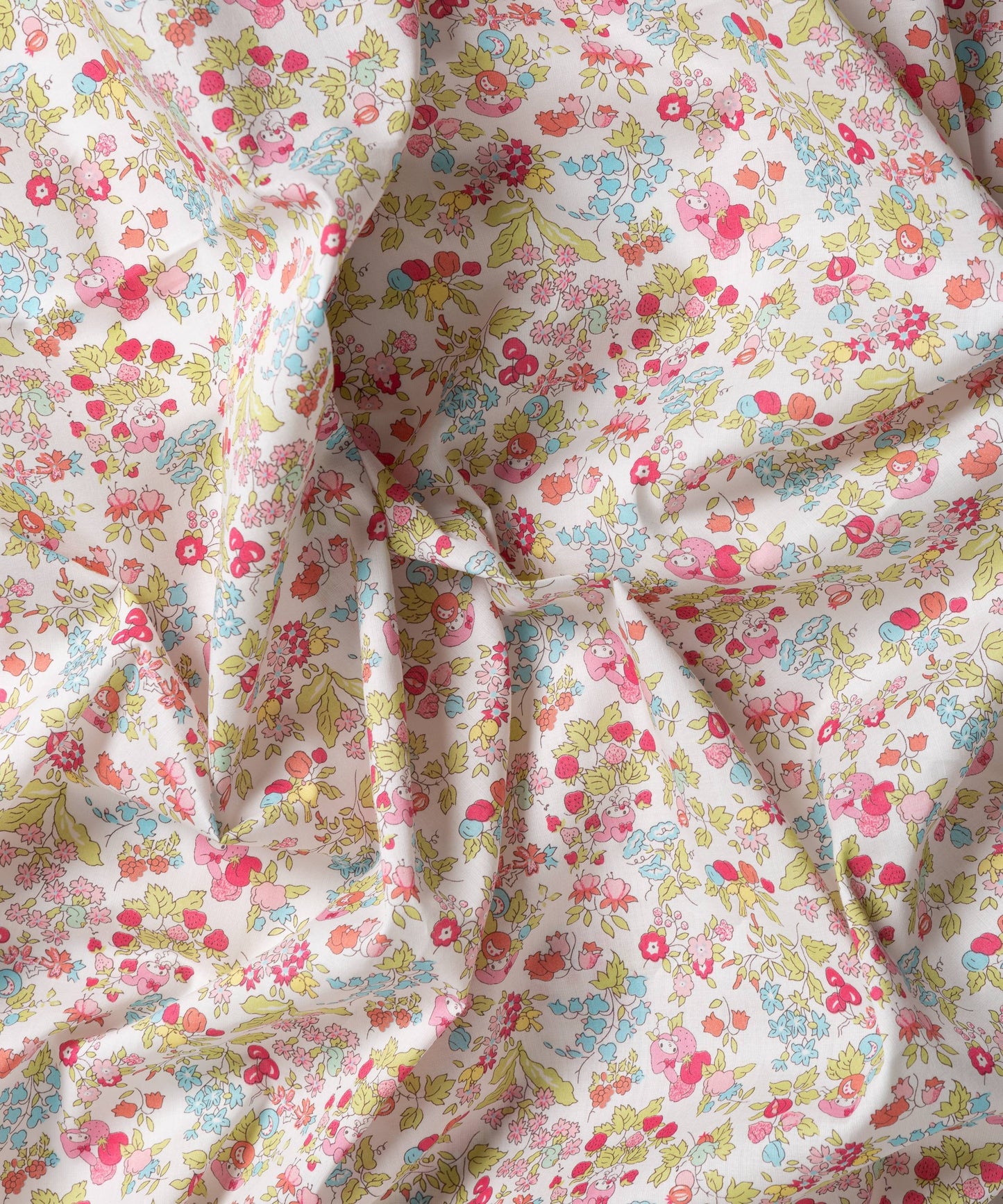 Liberty of London - My Melody x Liberty - 45th Anniversary Limited Edition Collection - Nancy Orchard A - pink mix - fat quarter