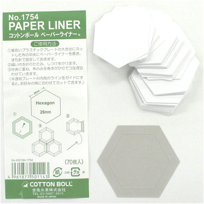 Hexagon paper templates for English Paper Piecing