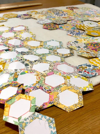 Hexagon paper templates for English Paper Piecing