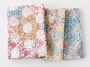 Liberty of London - Special Print - Garden Patchwork - blue - fat quarter