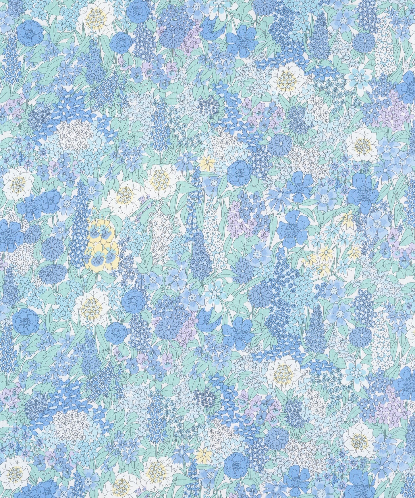 Liberty of London - Ciara YE blue - 2021 Eternal Collection -Japan only print - fat quarter