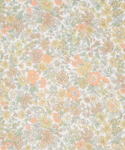 Liberty of London - Emily j22d - Neon Liberty Japan Bespoke collection - neon orange mix - fat quarter