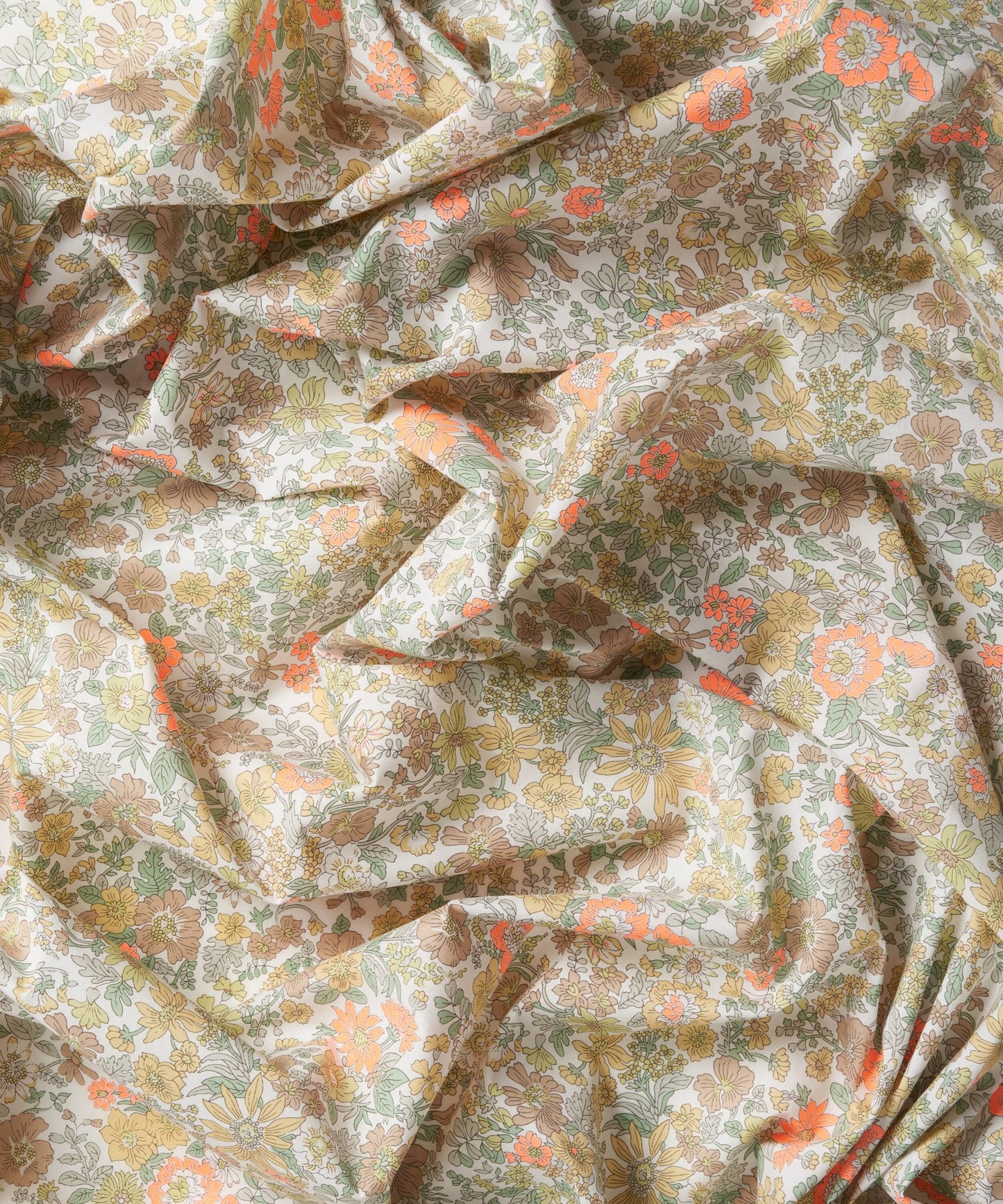 Liberty of London - Emily j22d - Neon Liberty Japan Bespoke collection - neon orange mix - fat quarter