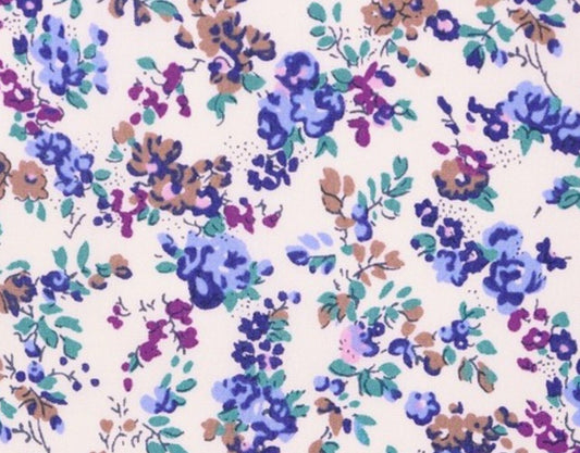 Liberty of London - Bespoke Moon Moth - purple/blue mix - fat quarter