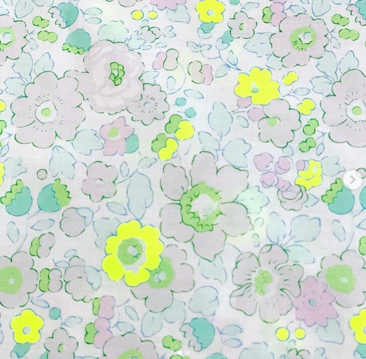 Liberty Japan - Bespoke Betsy Pomme Neon - fat quarter