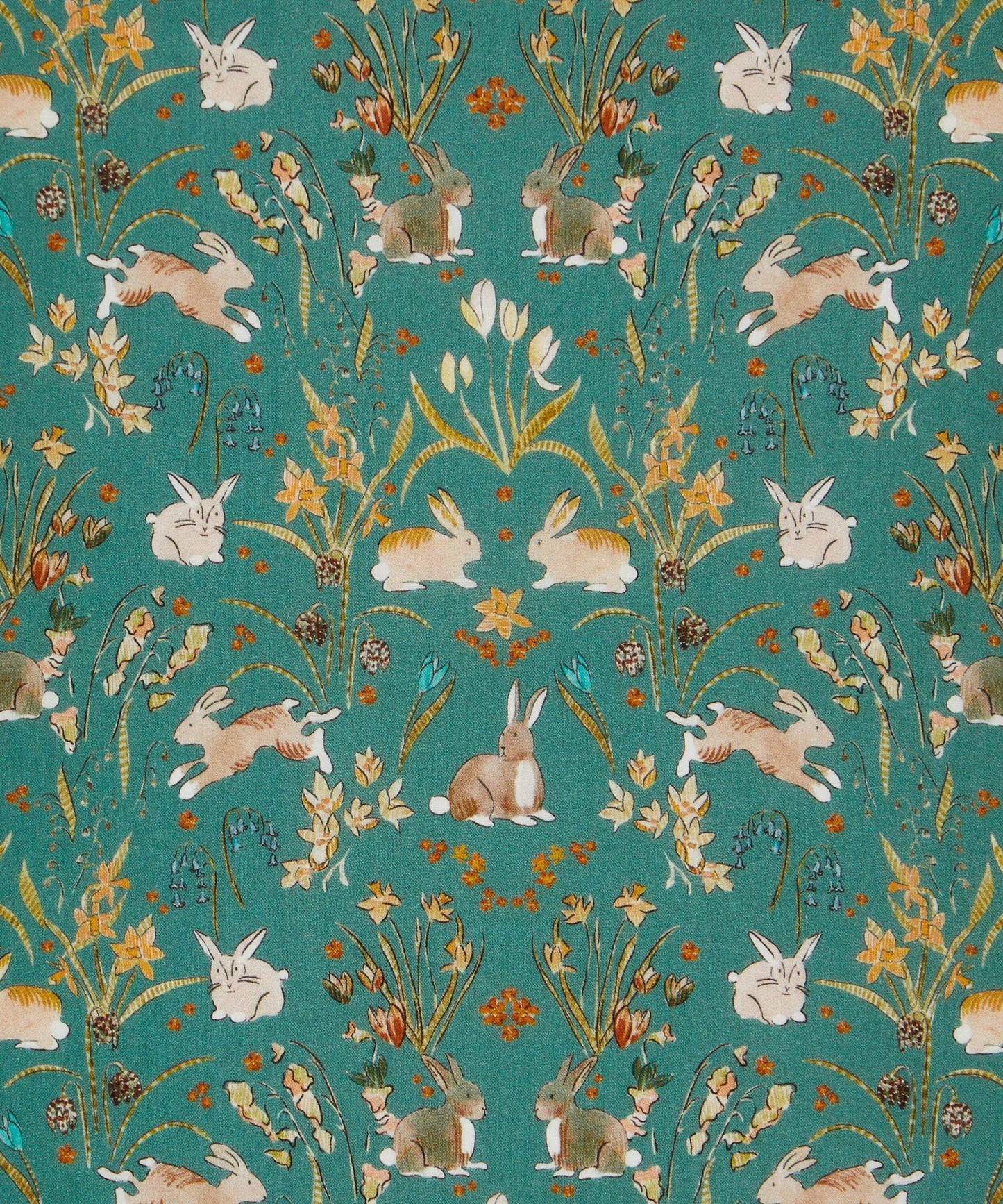 Liberty of London - UK 2023 The Year of the Rabbit - Country Bunny - green - fat quarter