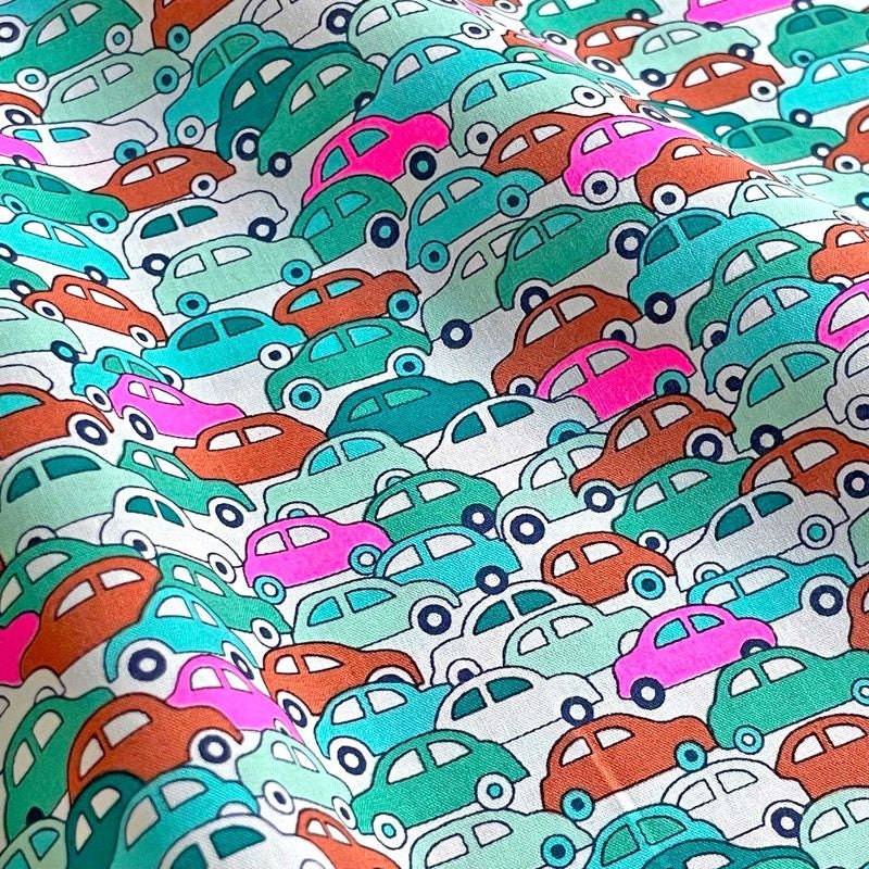 Liberty of London - Bespoke Cars neon J23F - fat quarter