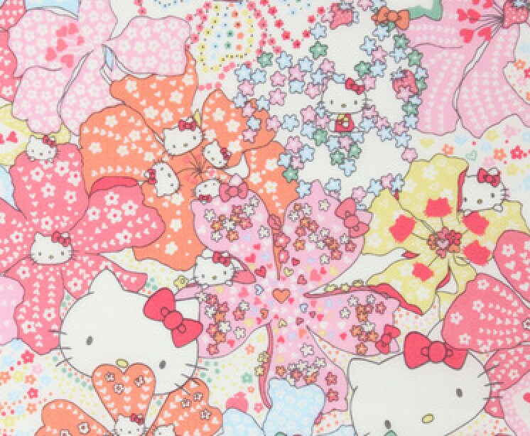 Liberty Japan x Hello Kitty - Mauvey B - fat quarter