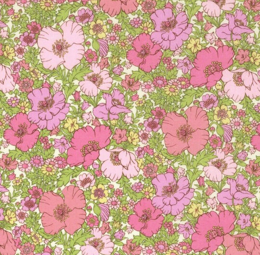 Liberty Japan - 2023SS Floral Dance Collection - Meadow Song 01P - fat quarter