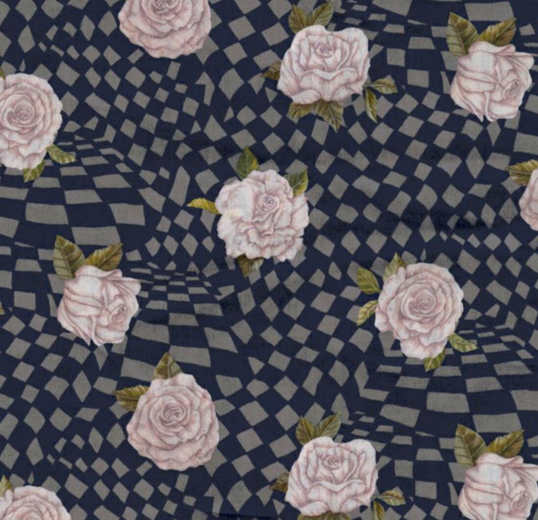 Liberty Japan - Bespoke Check Rose 04N - fat quarter