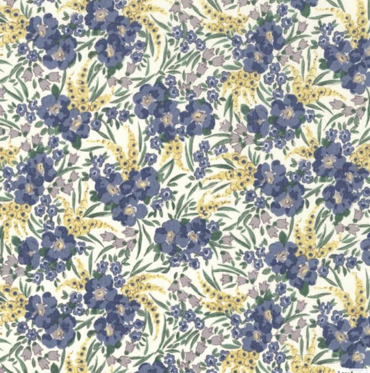 Liberty Japan - 2023AW Swirling Petals 02B -  fat quarter