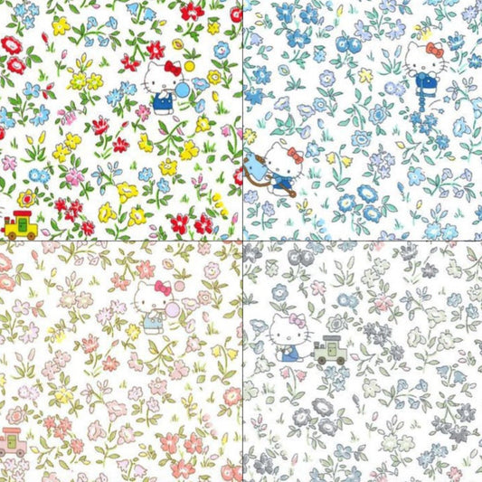 Liberty Japan x Hello Kitty 50th Anniversary -  Playground - fat quarter