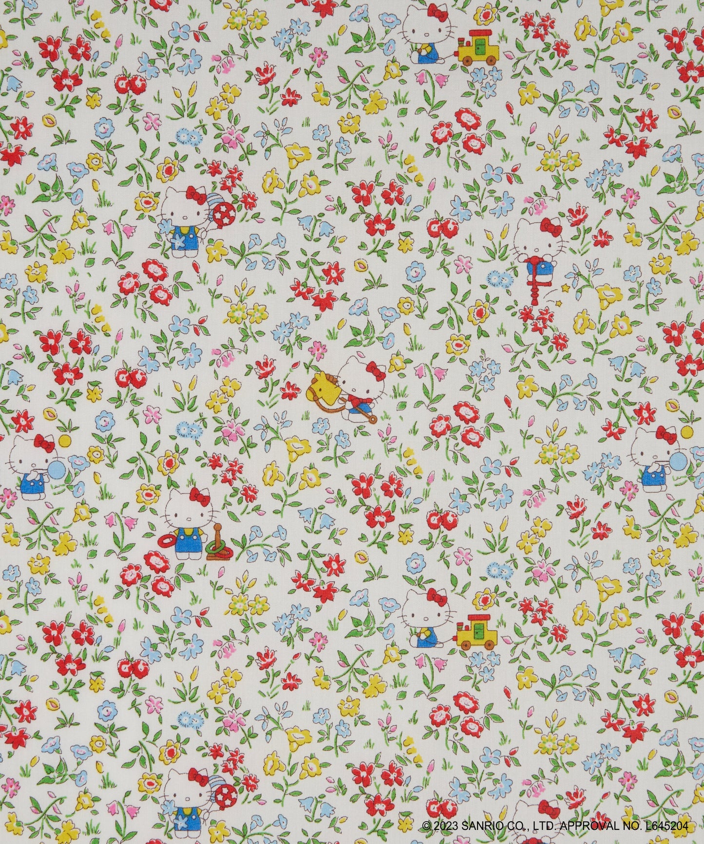 Liberty Japan x Hello Kitty 50th Anniversary -  Playground - fat quarter