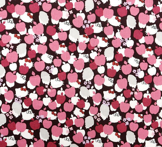 Liberty Japan x Hello Kitty 50th Anniversary collection - Apple Tree -  fat quarter